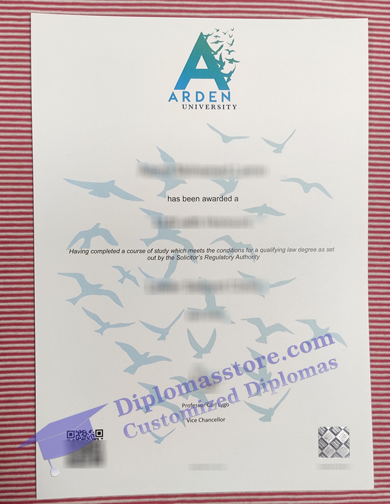 Arden University degree, Arden University diploma,