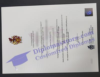 Cardiff Metropolitan University degree, Cardiff Metropolitan University diploma,
