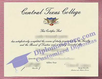 Central Texas College diploma, Central Texas College certificate,