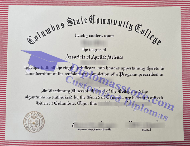 Columbus State Community College diploma, CSCC associate degree,