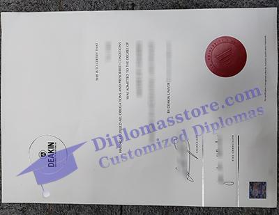 Deakin University diploma, Deakin University degree,