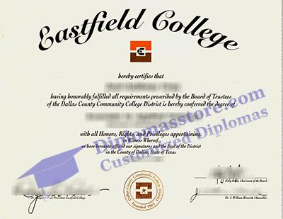 Eastfield College diploma, fake Eastfield College certificate,