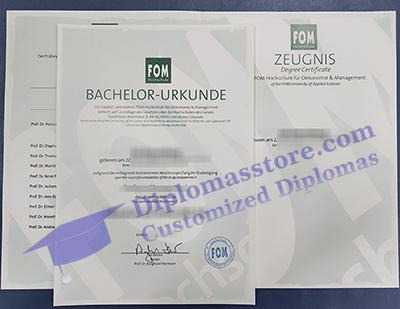 FOM Hochschule urkunde certificate