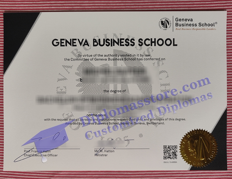 Geneva Business School diploma