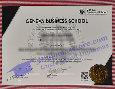buy Geneva Business School diploma