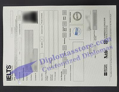 fake IELTS report