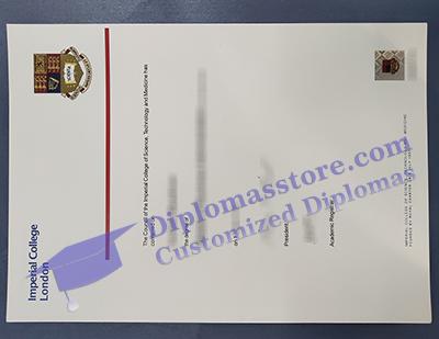 Imperial College London degree certificate