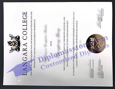 Langara College diploma, Langara College certificate,