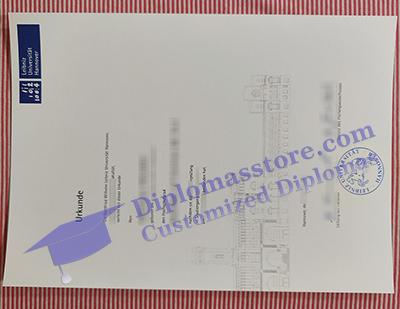 Leibniz Universität Hannover urkunde certificate