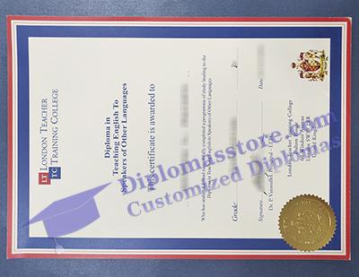 London Teacher Training College certificate