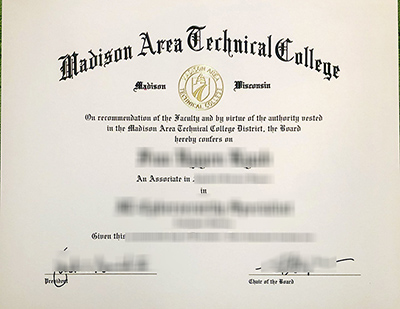 Madison Area Technical College diploma, Madison Technical certificate,
