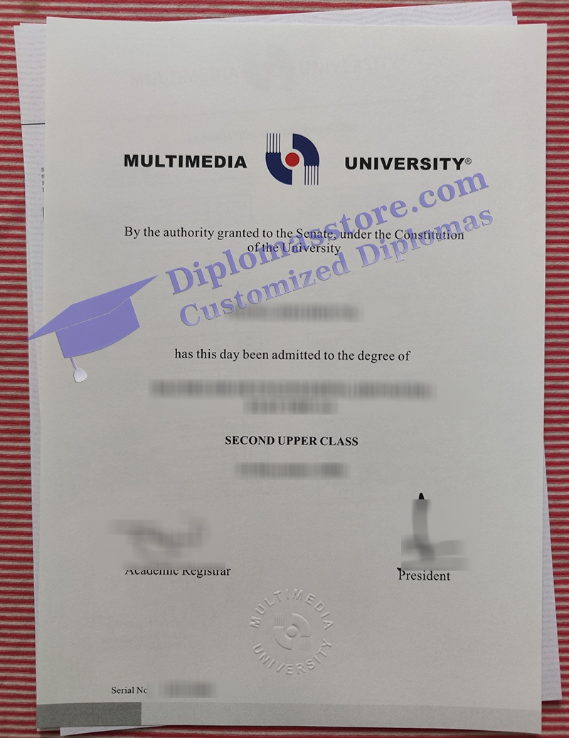 Multimedia University degree, Multimedia University certificate,