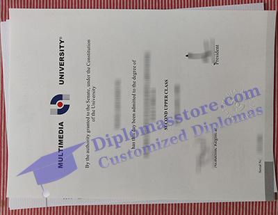 Multimedia University degree, Multimedia University certificate,