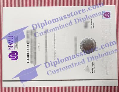 North-West University certificate