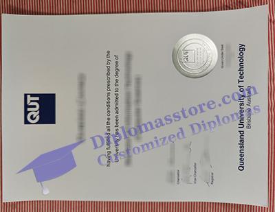 QUT degree certificate