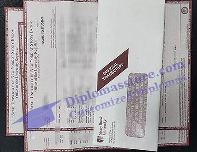 Stony Brook University transcript, SUNY Stony brook sealed transcript,
