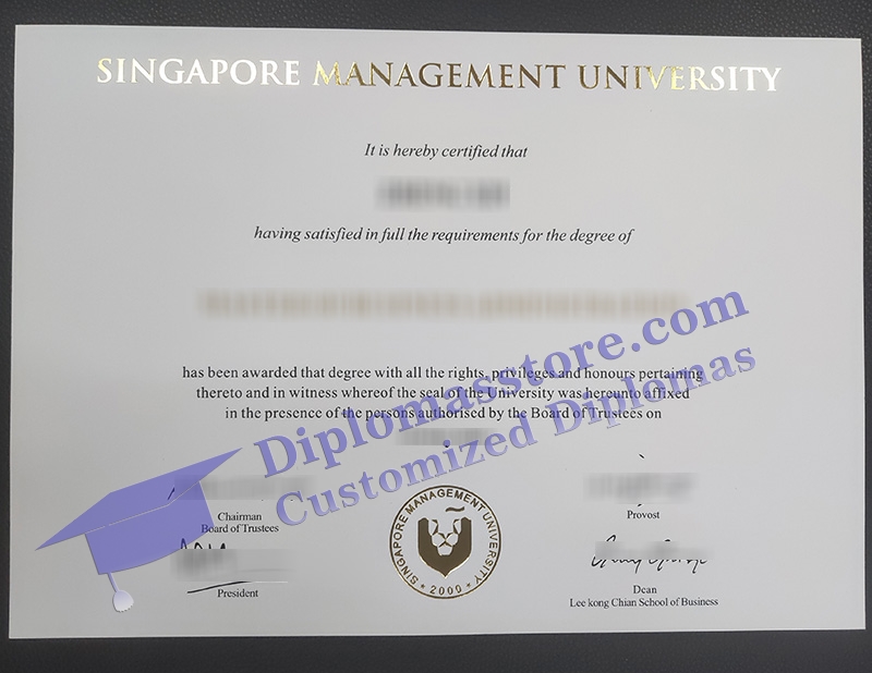 Singapore Management University degree, SMU diploma,