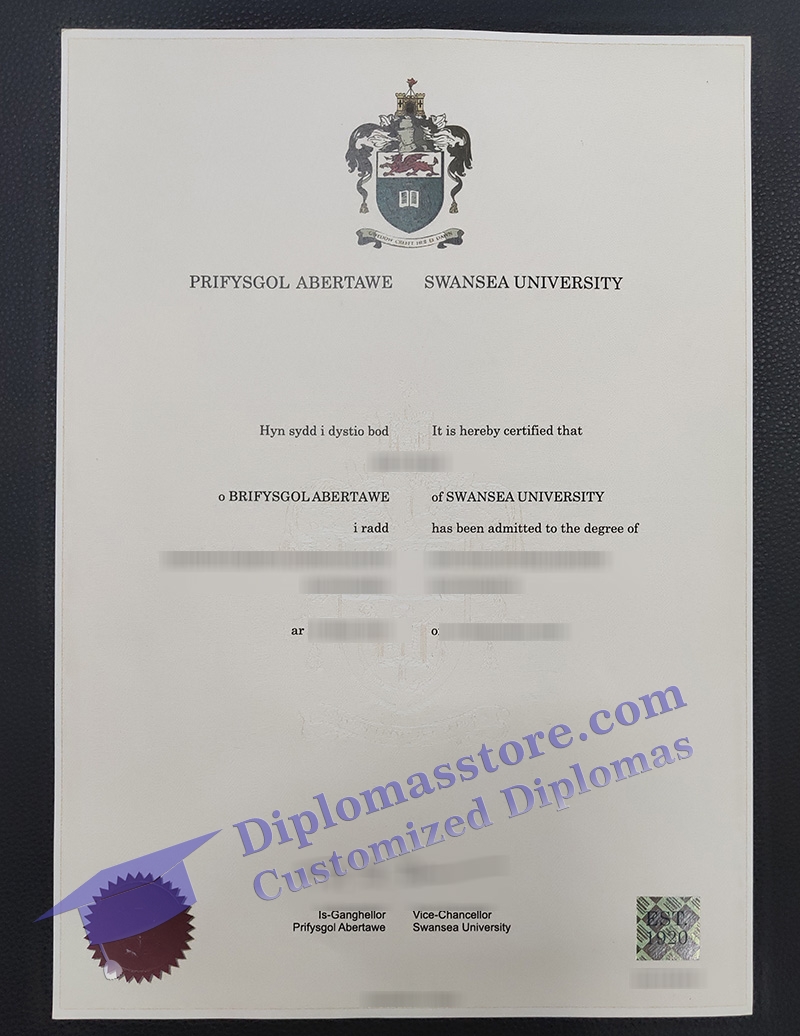 Swansea University degree, Swansea University diploma,
