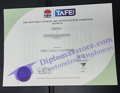 TAFE NSW diploma, TAFE NSW certificate,
