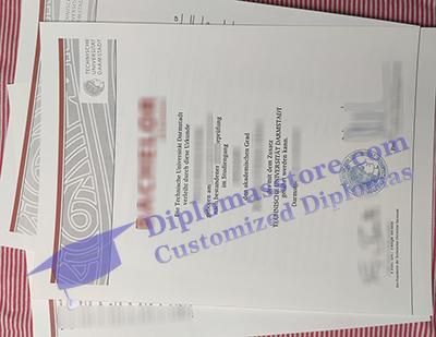 Technische Universität Darmstadt urkunde certificate