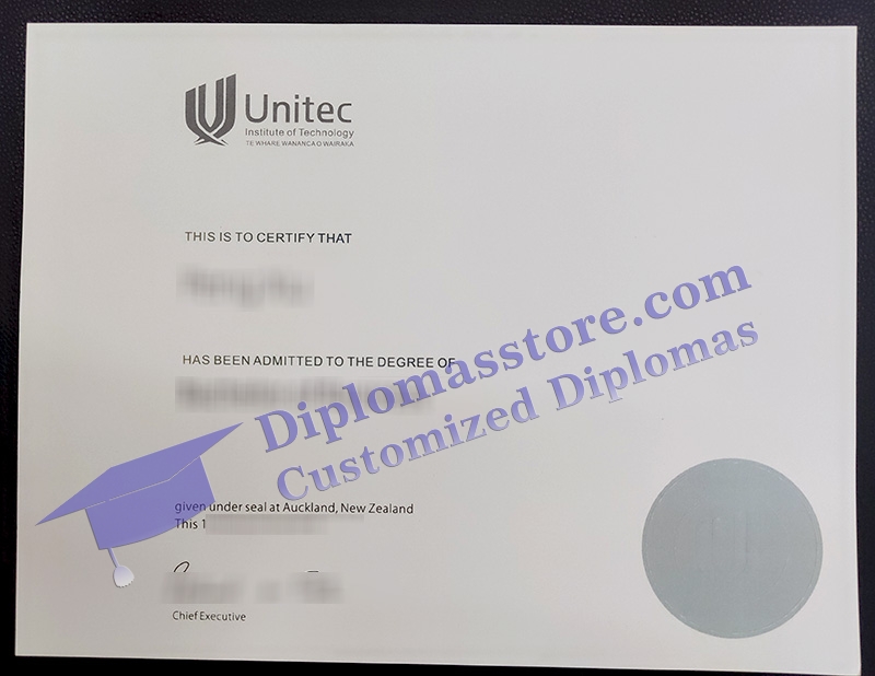 Unitec Institute of Technology degree, Unitec diploma,