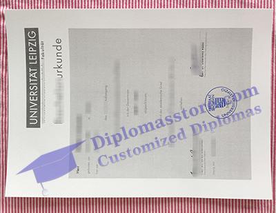 Universität Leipzig urkunde certificate