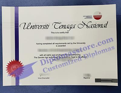 Universiti Tenaga Nasional degree certificate