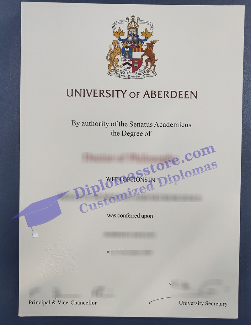 University of Aberdeen degree
