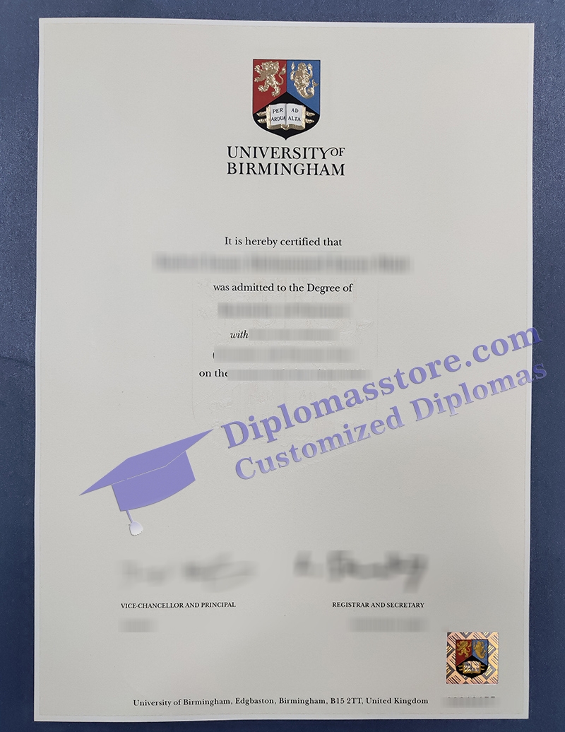 University of Birmingham degree