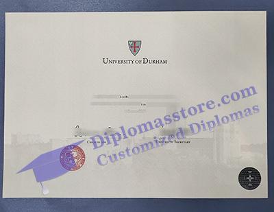 Durham University degree certificate
