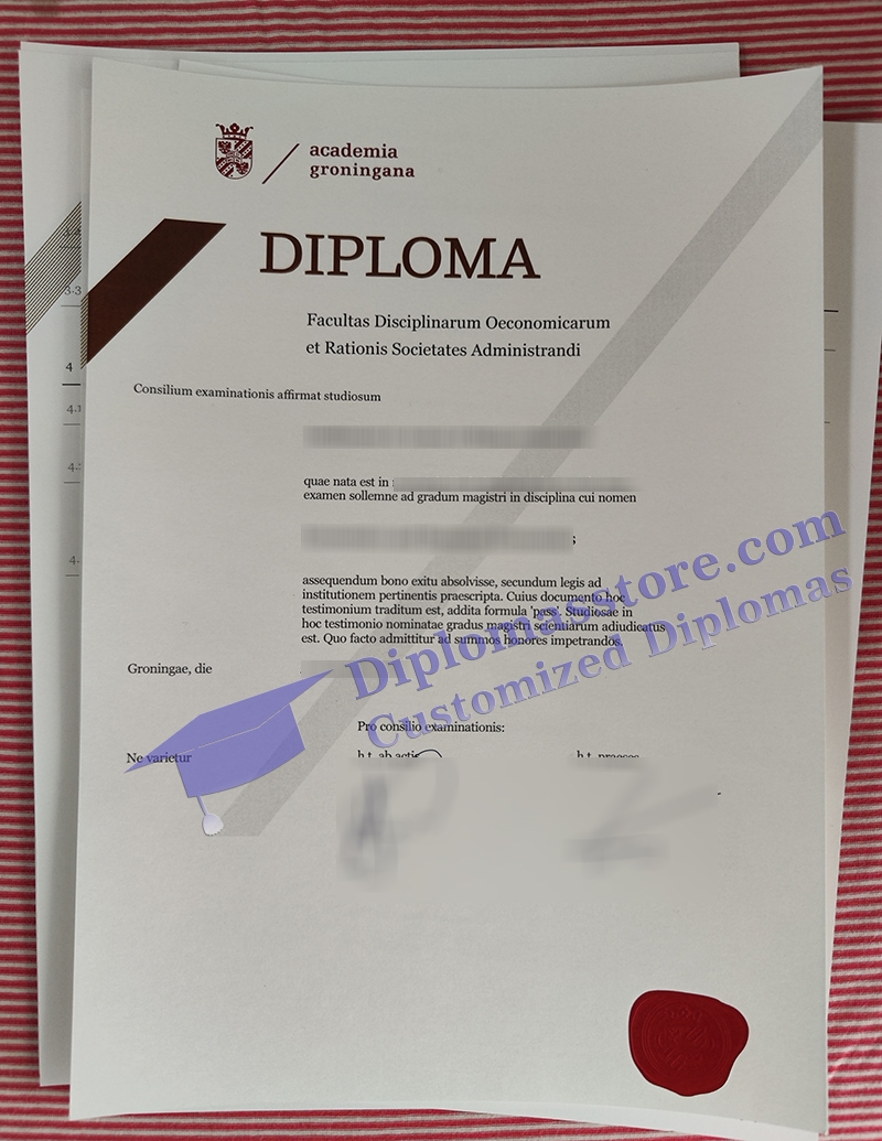 University of Groningen diploma, University of Groningen degree,