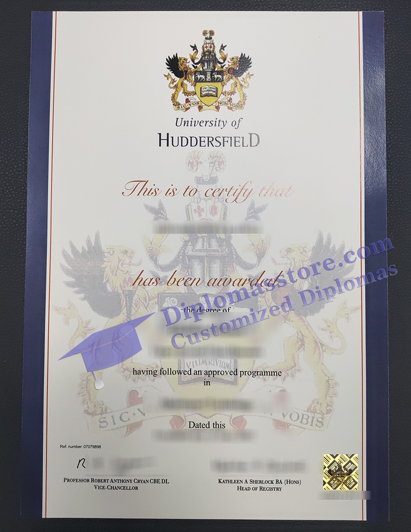 University of Huddersfield degree, University of Huddersfield diploma,