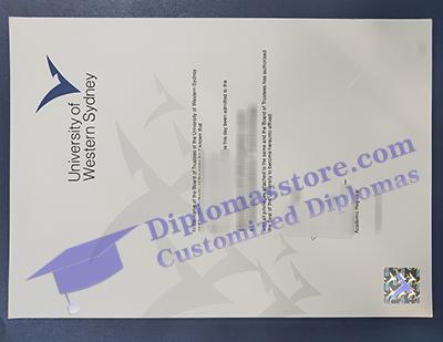 University of Western Sydney degree certificate