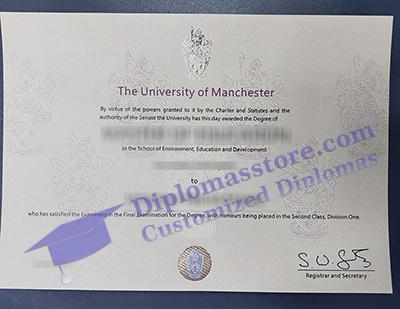 buy University of Manchester degree