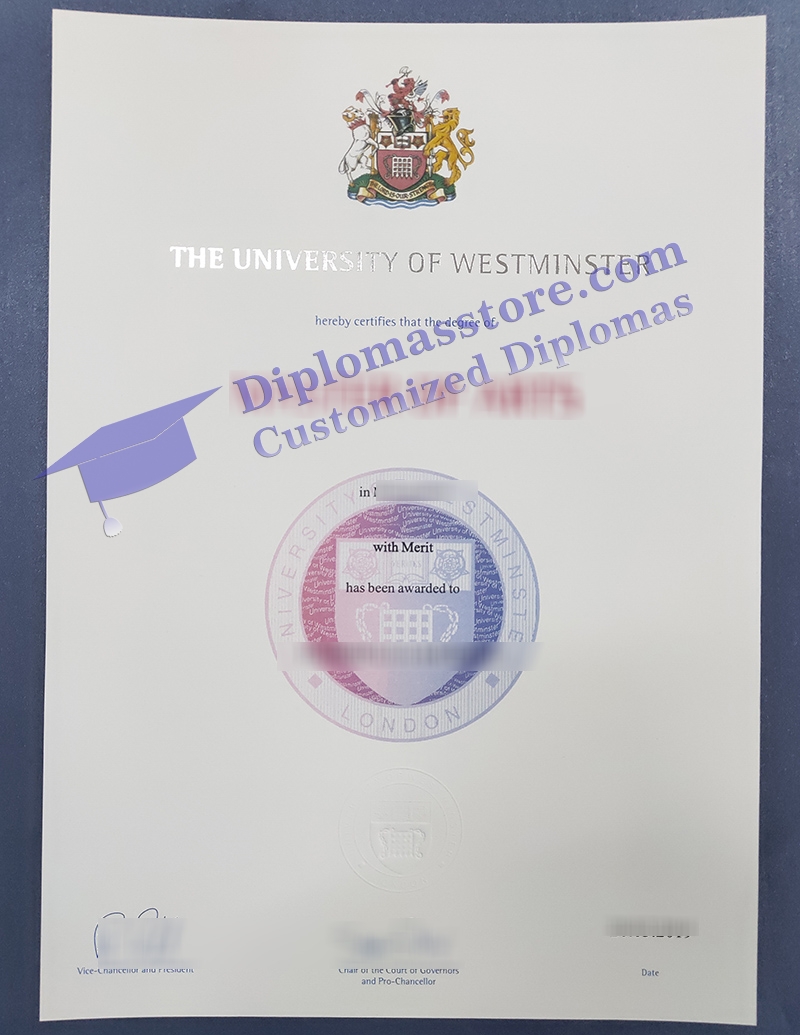 University of Westminster degree