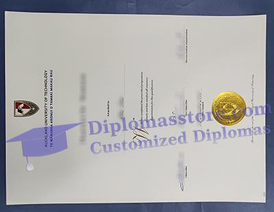 Auckland University of Technology degree certificate