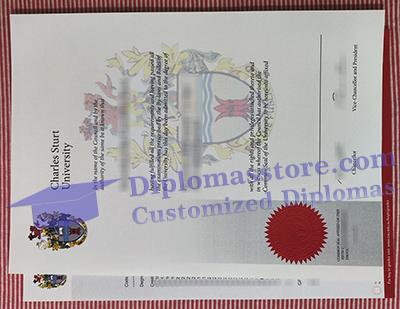 Charles Sturt University degree certificate