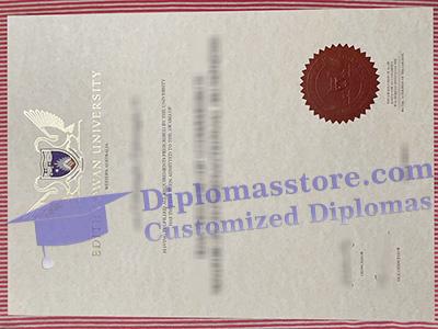 Edith Cowan University diploma