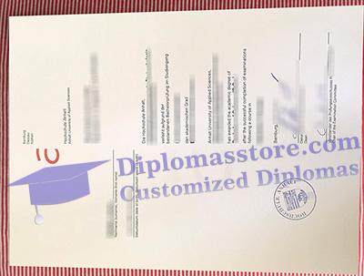 Hochschule Anhalt urkunde certificate