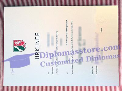 Hochschule Bochum urkunde certificate