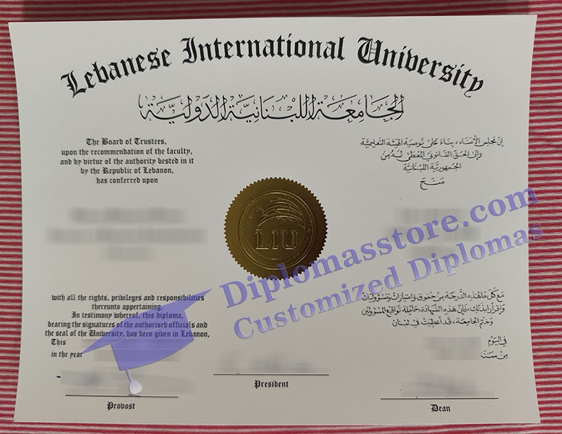 Lebanese International University degee
