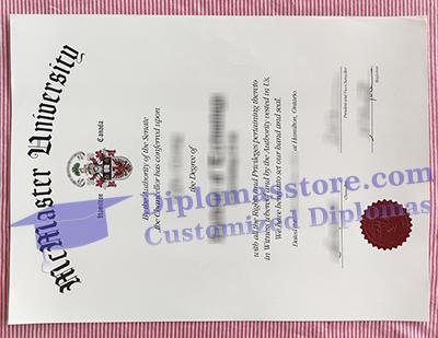 buy Mcmaster University diploma