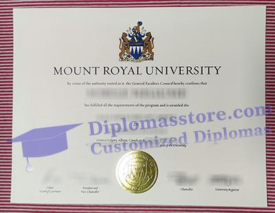 buy Mount Royal University diploma