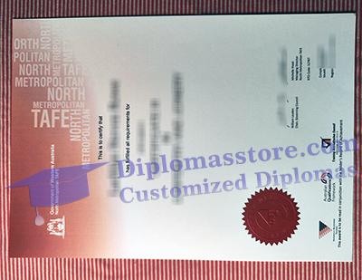 North Metropolitan TAFE certificate