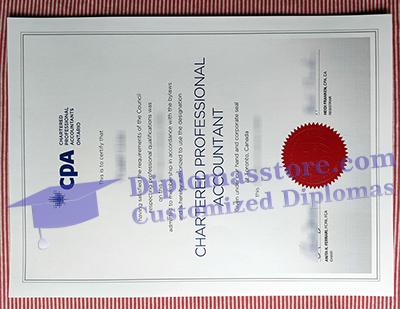 buy CPA Ontario certificate