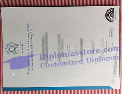 QQI Award diploma