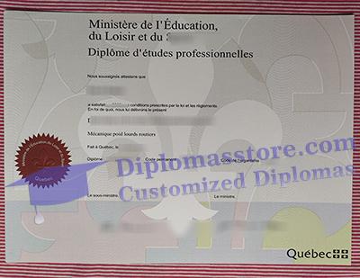 buy Ministère de l'éducation diplôme, Diplôme d'études professionnelles,