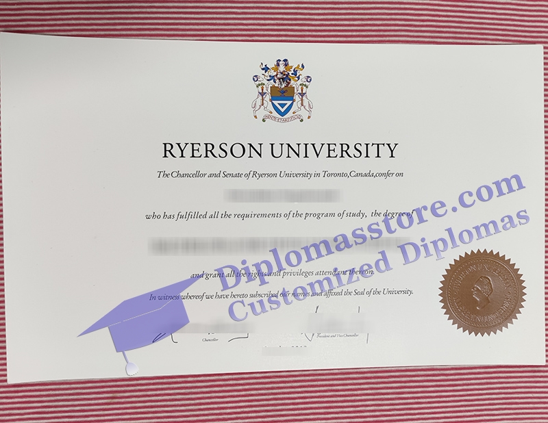 Ryerson University diploma, Ryerson University degree,