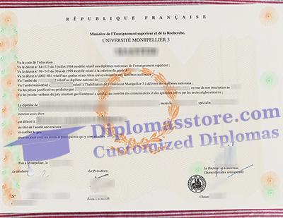 Université Montpellier 3 licence