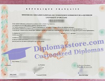 buy Université d'Orléans licence